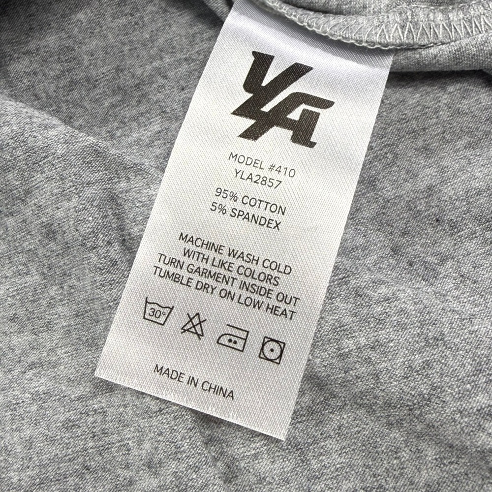 YoungLA Chapter 4 Version 2.0 Mens Medium Heather Grey Long Sleeve Gym Shirt NWT - Picture 9 of 10